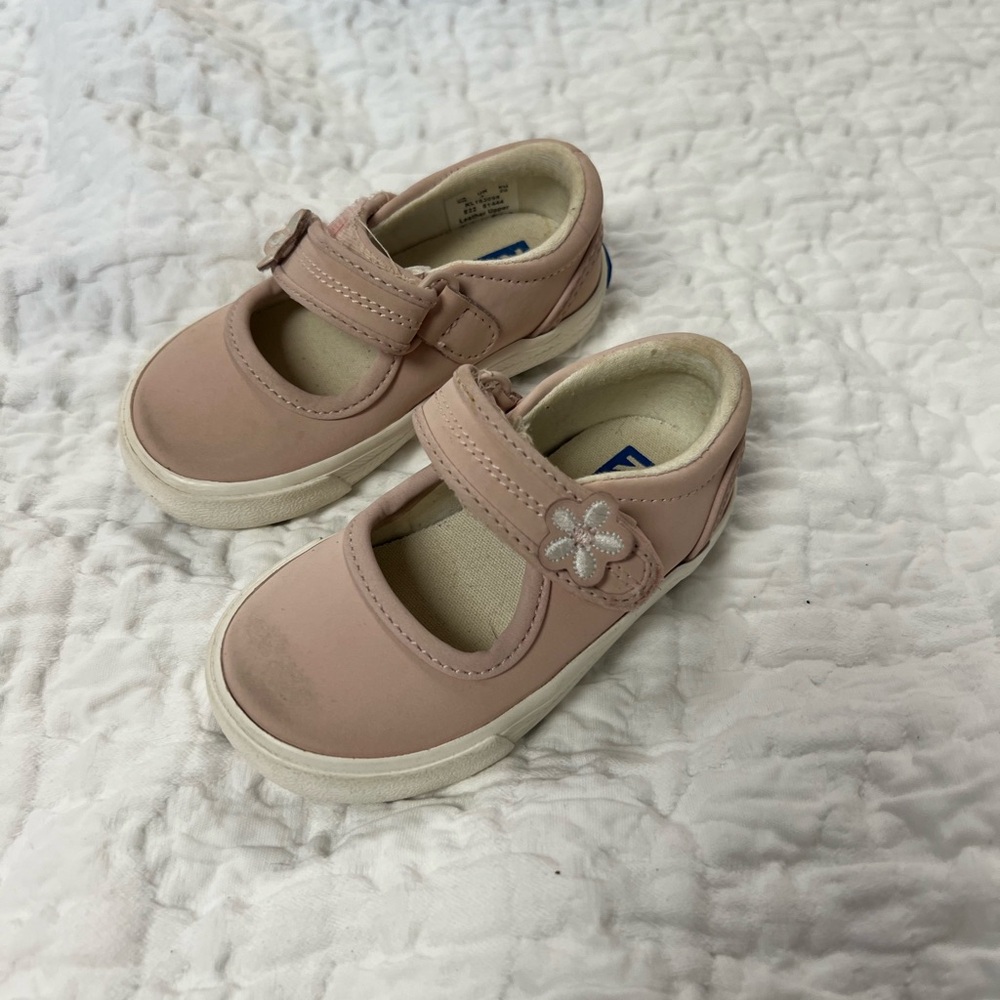 Keds Pink Baby Walker Shoes with Strap